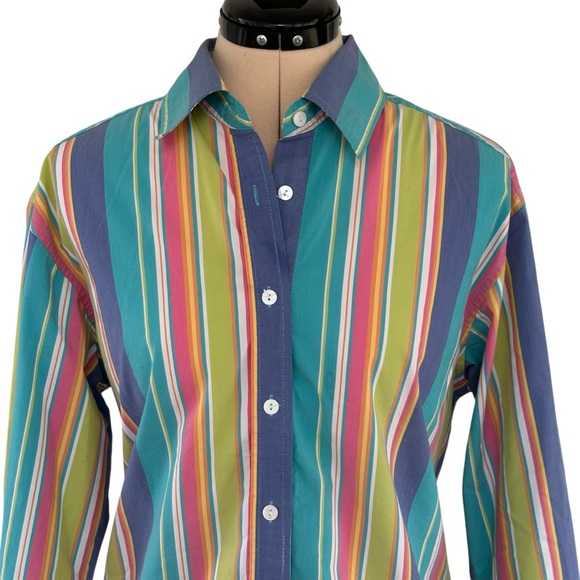 Vintage Rainbow Stripe Button-Up - Picture 1 of 5